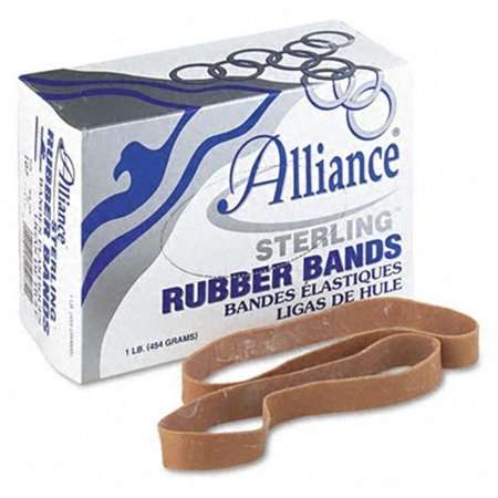 ALLIANCE Alliance ALL-25075 Sterling Ergonomically Correct Rubber Bands; No. 107; 7 x .63; 50 Bands-1lb Box ALL-25075